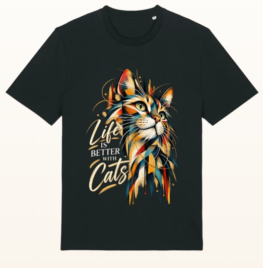 Woman's Pets art Graphic T-shirt