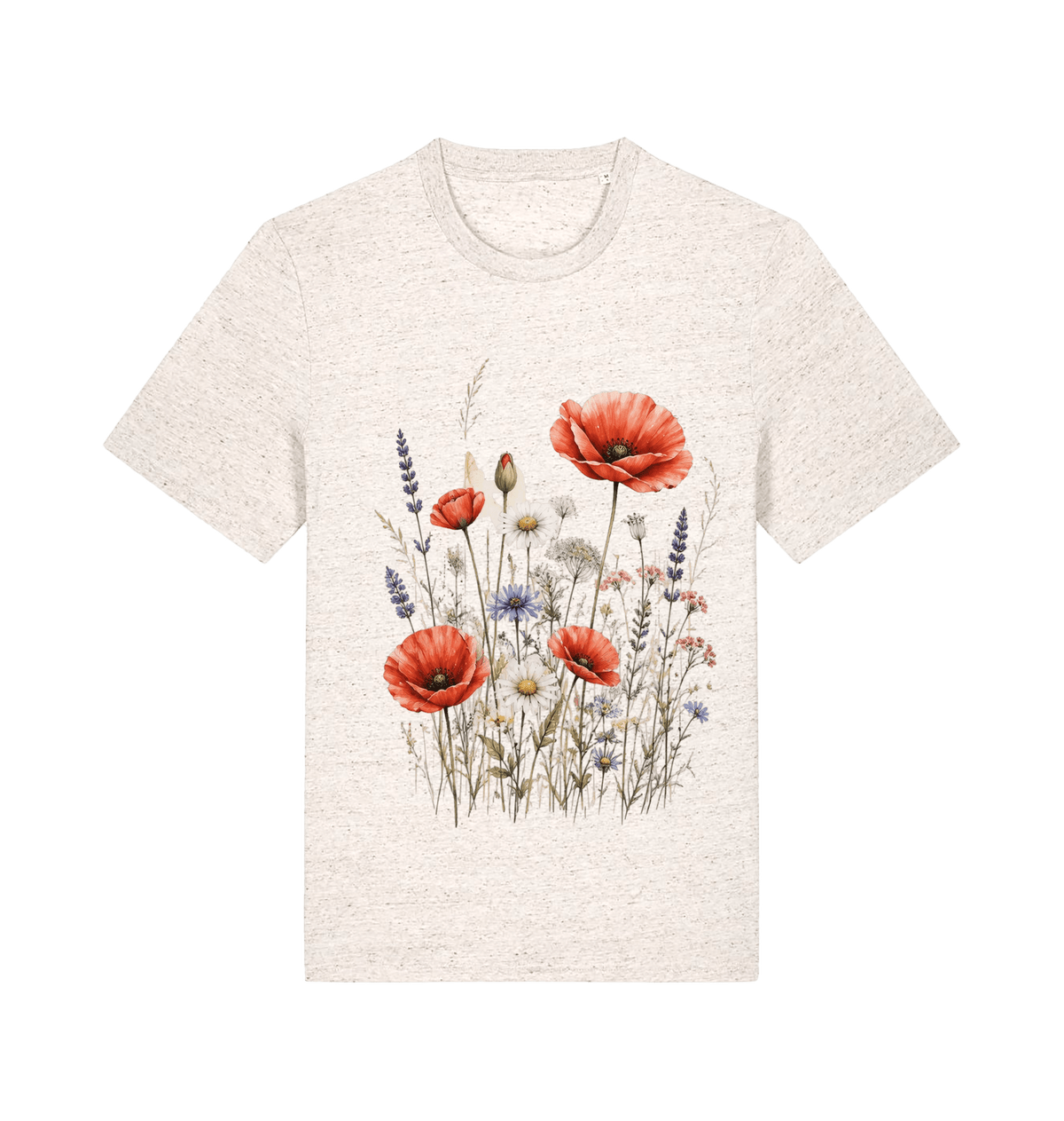 Eco Heather Printed T-shirt Front