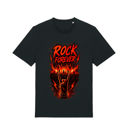 Black Printed T-shirt Front