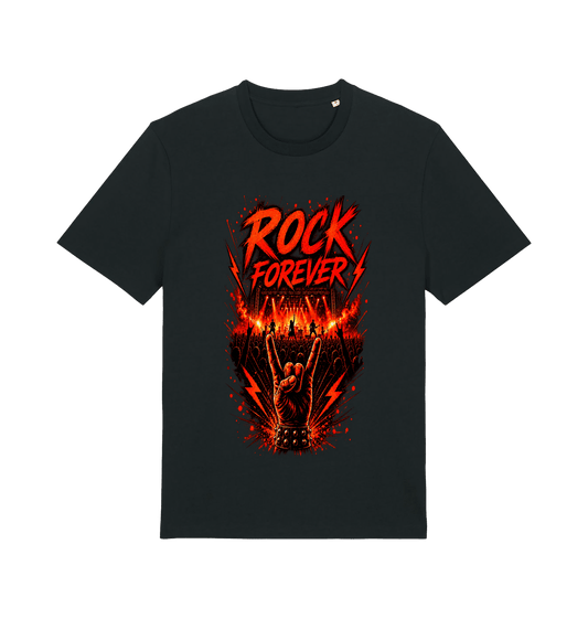 Black Printed T-shirt Front