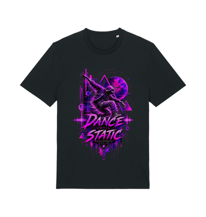 Black Printed T-shirt Front