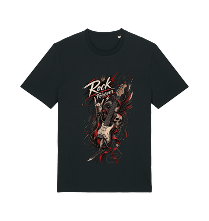 Black Printed T-shirt Front