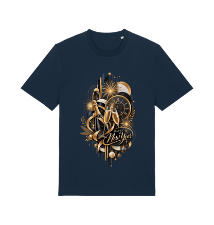French Navy Printed T-shirt Front