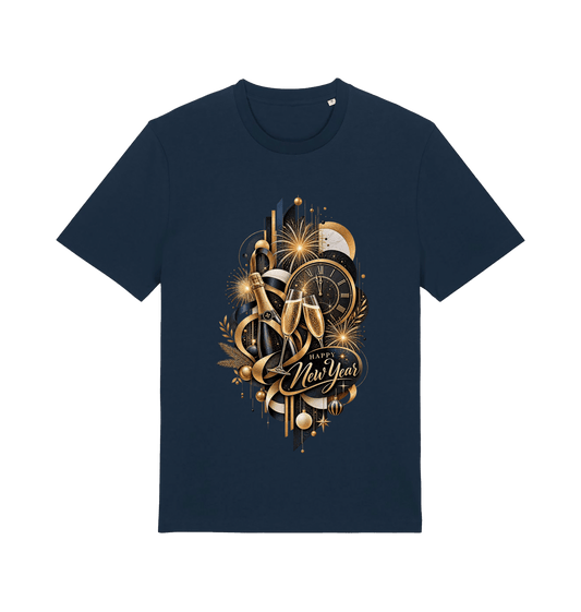 French Navy Printed T-shirt Front