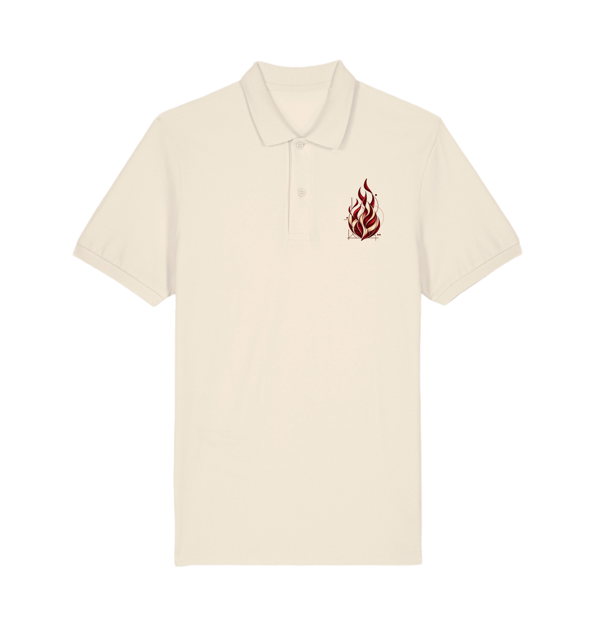 Natural Raw Polo Shirt Front