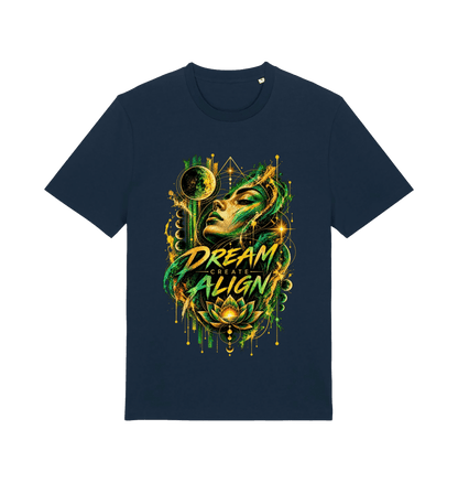 French Navy Printed T-shirt Front