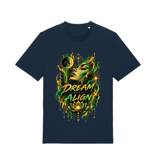 French Navy Printed T-shirt Front