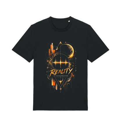 Black Printed T-shirt Front