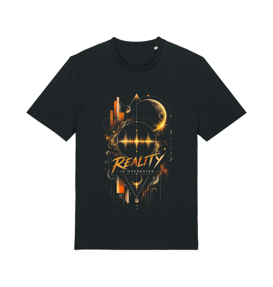 Black Printed T-shirt Front
