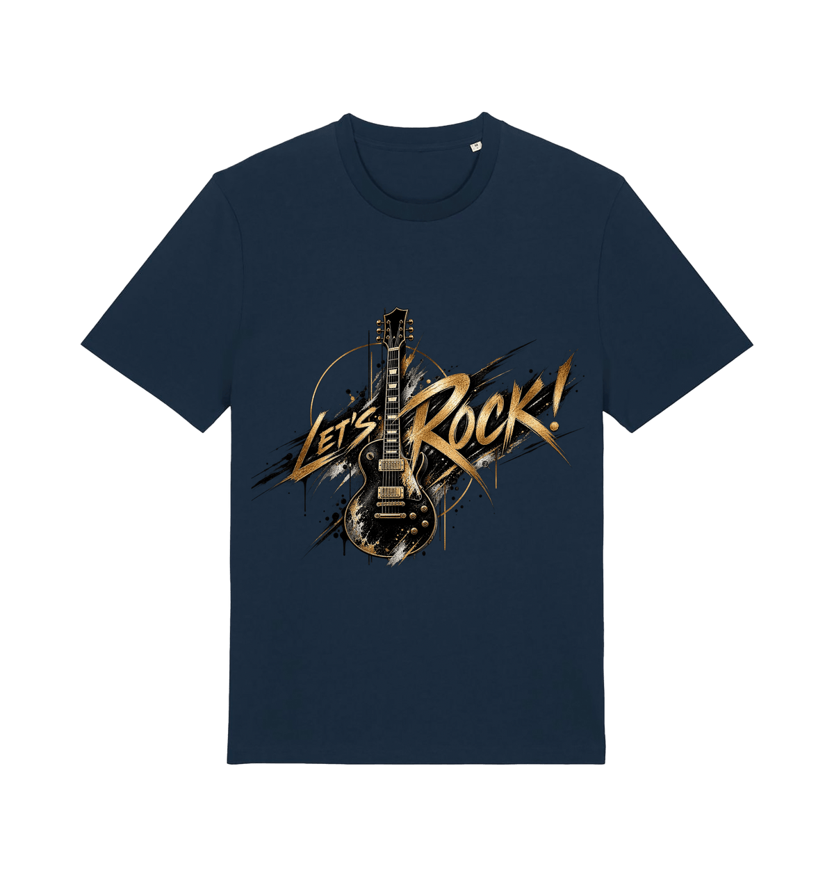 French Navy Printed T-shirt Front