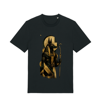 Black Printed T-shirt Front