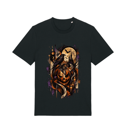 Black Printed T-shirt Front