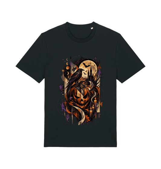Black Printed T-shirt Front