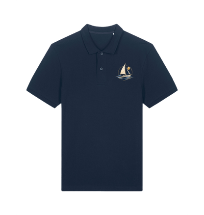 French Navy Polo Shirt Front