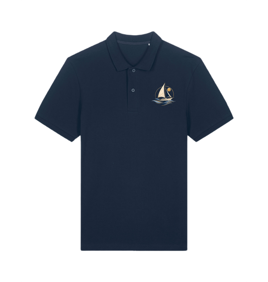 French Navy Polo Shirt Front