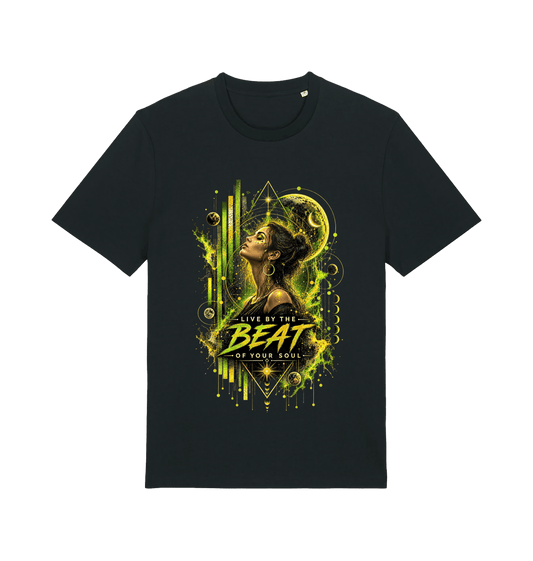 Black Printed T-shirt Front