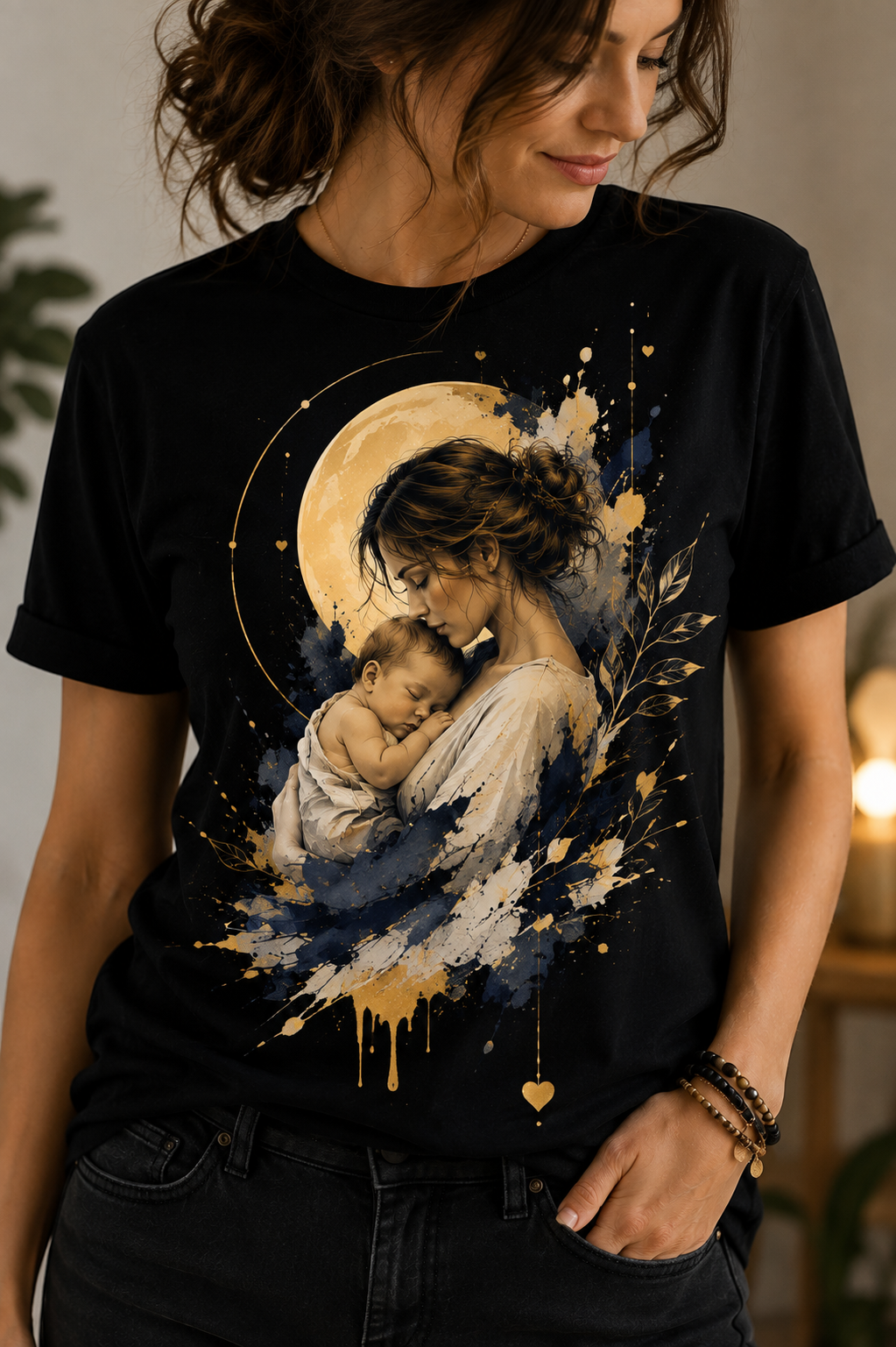 Lunar Cradle | Wearable Art Tee