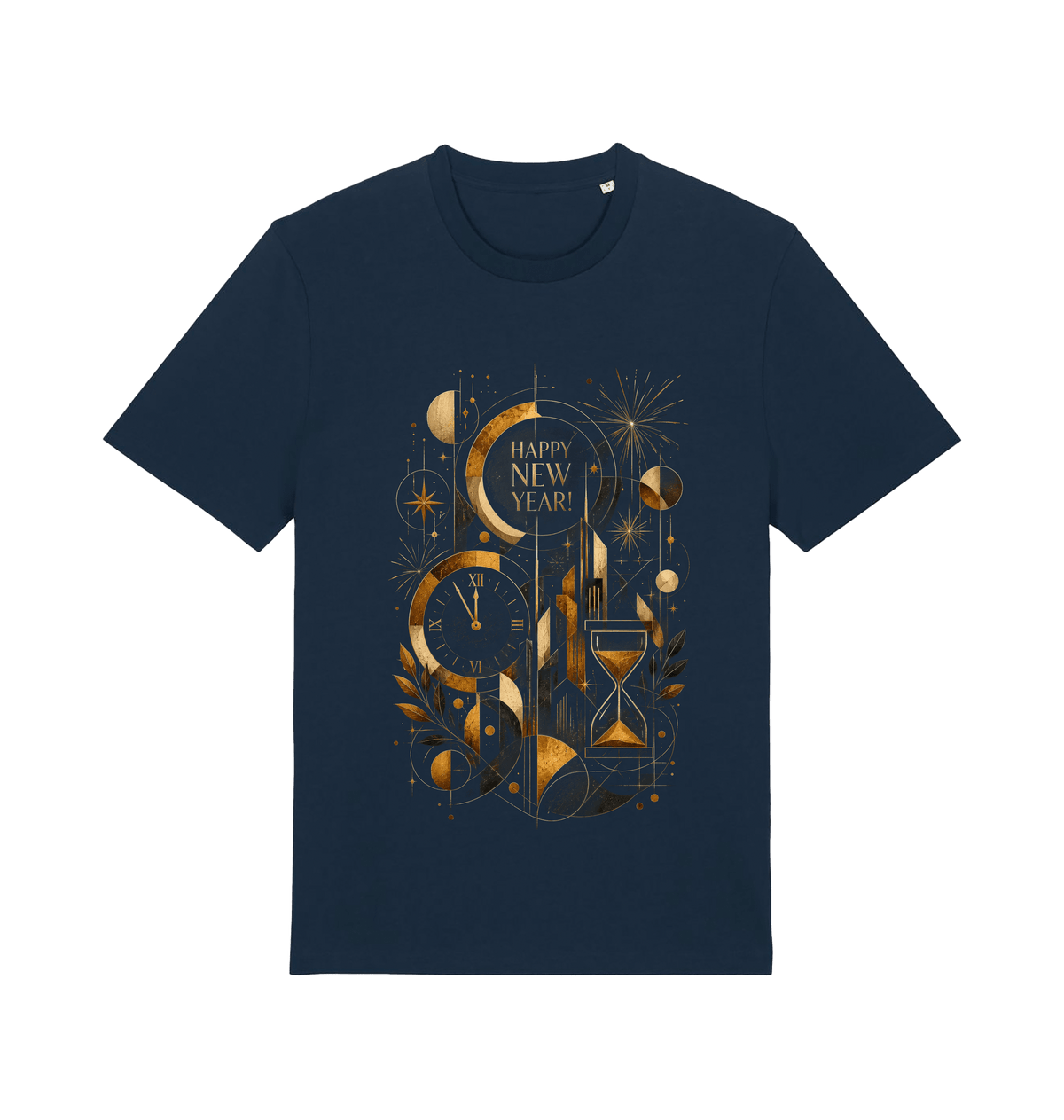 French Navy Printed T-shirt Front