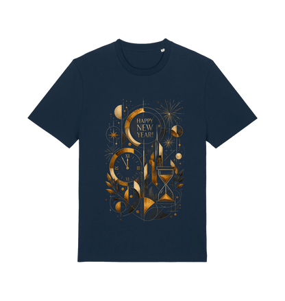French Navy Printed T-shirt Front