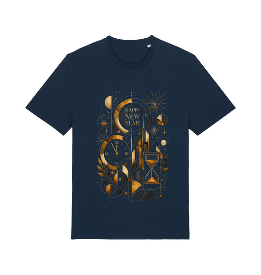 French Navy Printed T-shirt Front