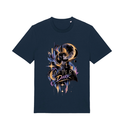 French Navy Printed T-shirt Front
