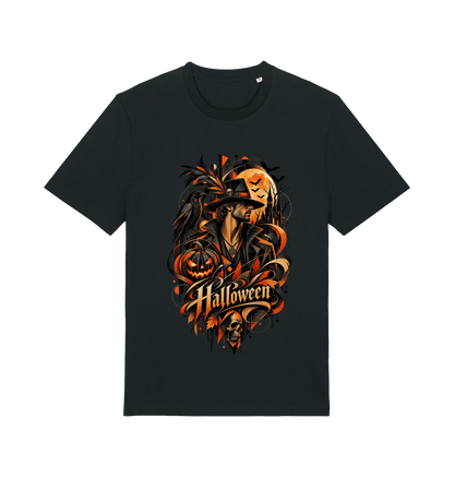 Black Printed T-shirt Front