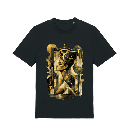 Black Printed T-shirt Front