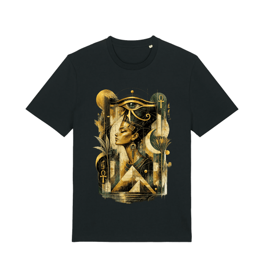 Black Printed T-shirt Front