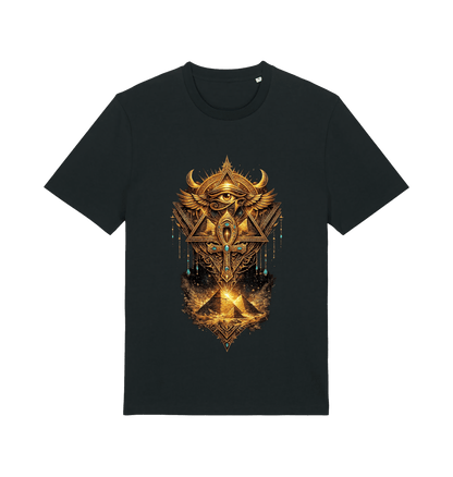 Black Printed T-shirt Front