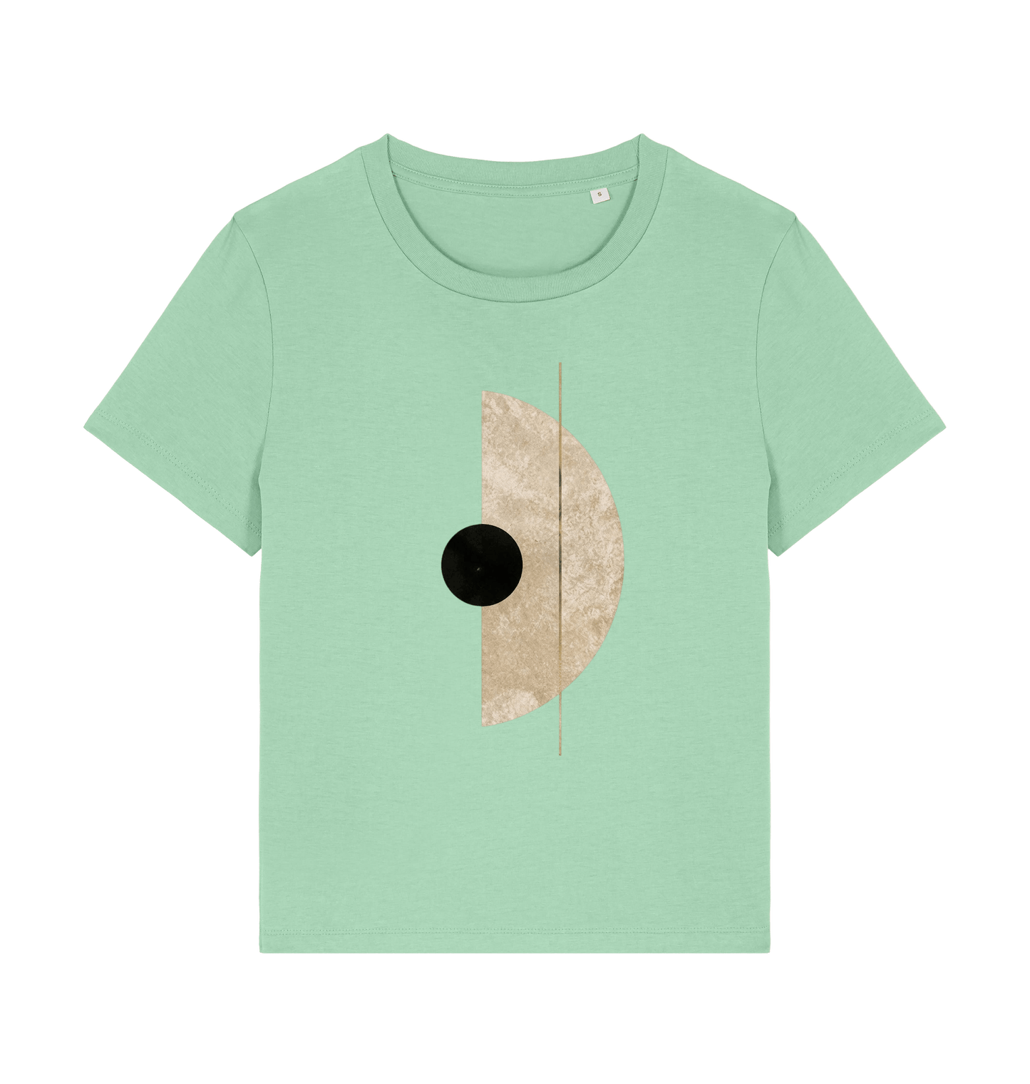 Misty Jade Printed T-shirt Front