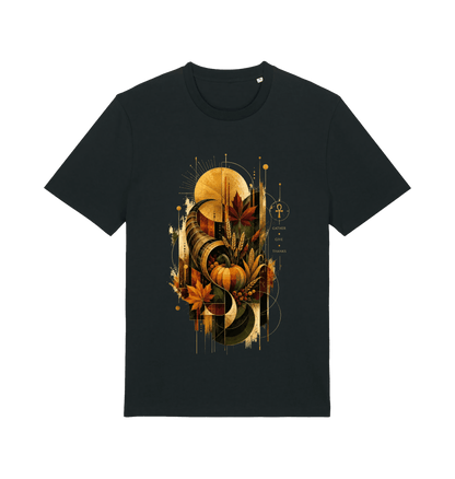 Black Printed T-shirt Front