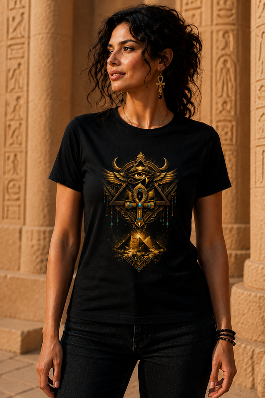 Eye of Ra | Women's Egyptian Mythology Graphic T-Shirt