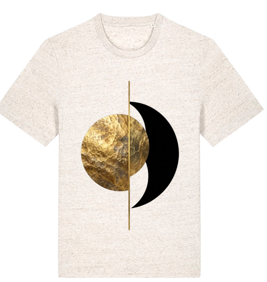 The Golden Phase | Women's Abstract Graphic T-Shirt
