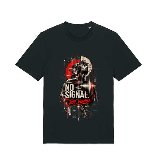 Black Printed T-shirt Front
