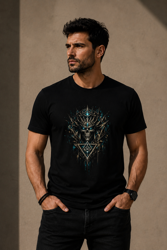 Shadow Sovereign | Men's Dark Gothic Graphic T-Shirt