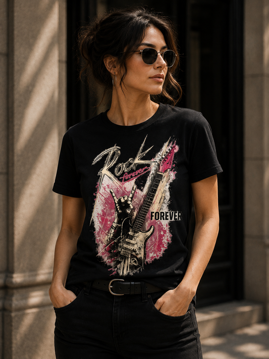 The Rock Vibe Femme | Graphic T-Shirt