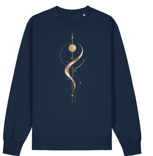 Celestial Flow | Unisex Abstract Graphic Sweatshirt