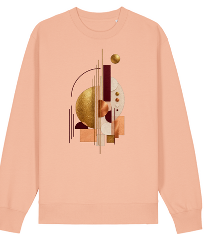 Structured Orbit | Unisex Abstract Graphic Sweatshirt