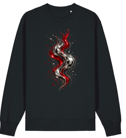 Molten Pulse | Unisex Abstract Graphic Sweatshirt